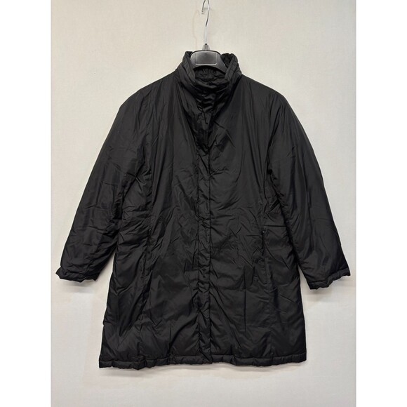 Eileen Fisher Women Winter Down Puffer Jacket Coat Size PL Petite Large C052 -10 - Picture 16 of 16